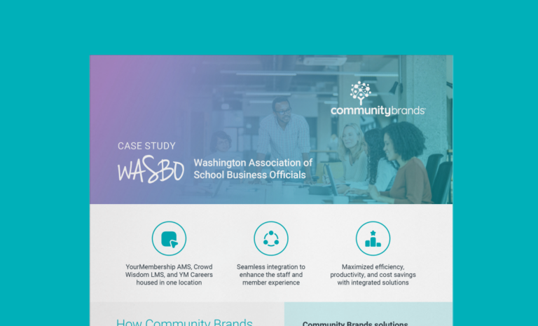 Washington Association of School Business Officials (WASBO): Community Brands Success Story  